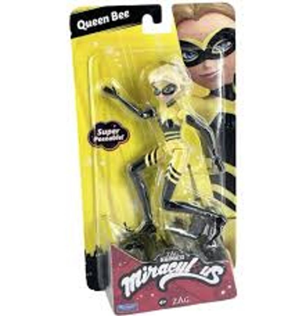 Miraculous Queen Bee 5" Action Figure Super Poseable Playmates Zag Toys